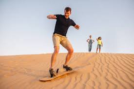 7. Sand boarding Thrills